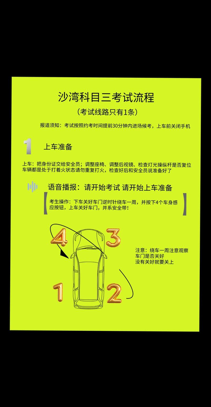 驾照考试流程